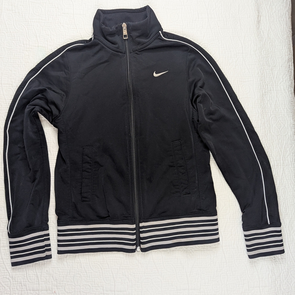 Nike Girls Warm Up Track Zipper Jacket Medium